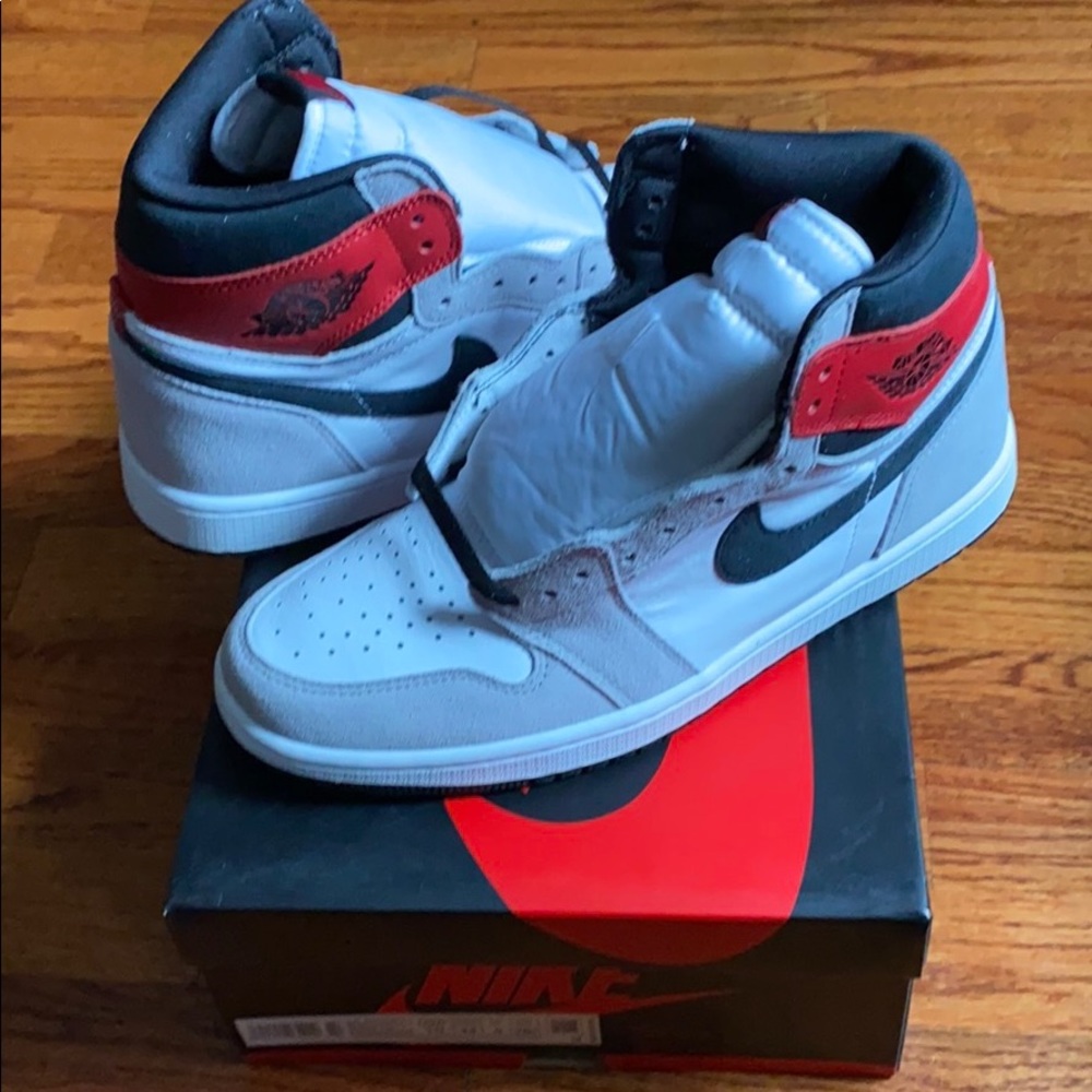 Nike Air Jordan Light Smoke Grey 1 Size 10 New